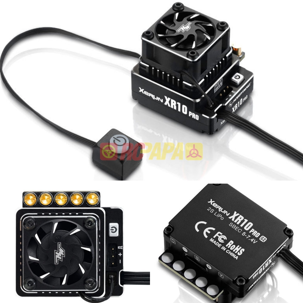 Hobbywing XERUN XR10 PRO G2 Brushless ESC (Black) – RC Papa