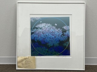 池上壮豊 作 『苑ー4 シルクスクリーン』 ｜骨董品買取 緑和堂