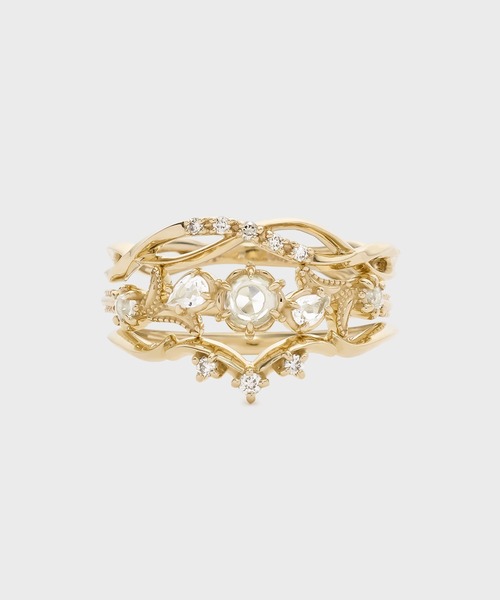 Pocket Ring】K10ダイヤモンドピンキーリング（リング）｜NOJESS