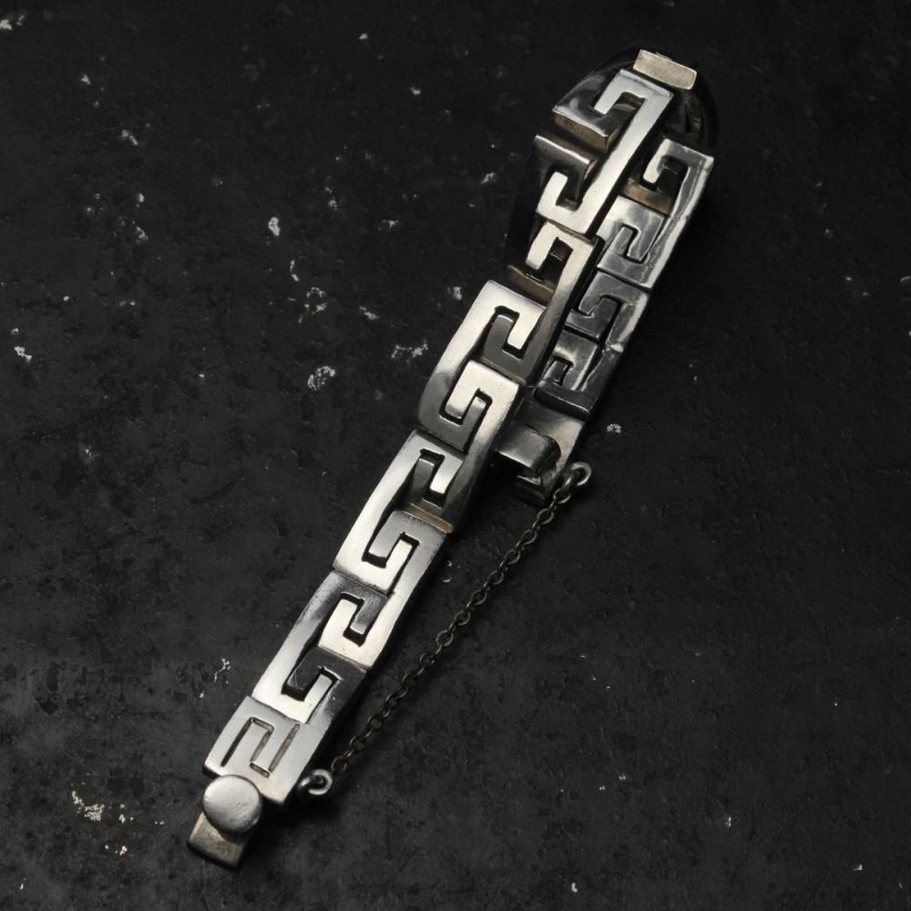 ヴィンテージ シルバー ブレスレット【MEXICO TAXCO STERLING】Heavy