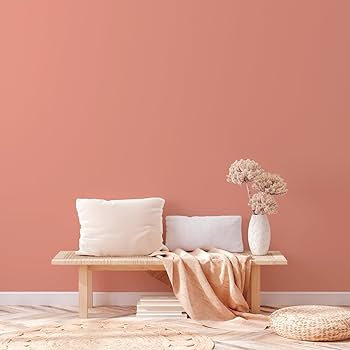 VEELIKE Thick Peach Pink Peel and Stick Wallpaper Pink Contact