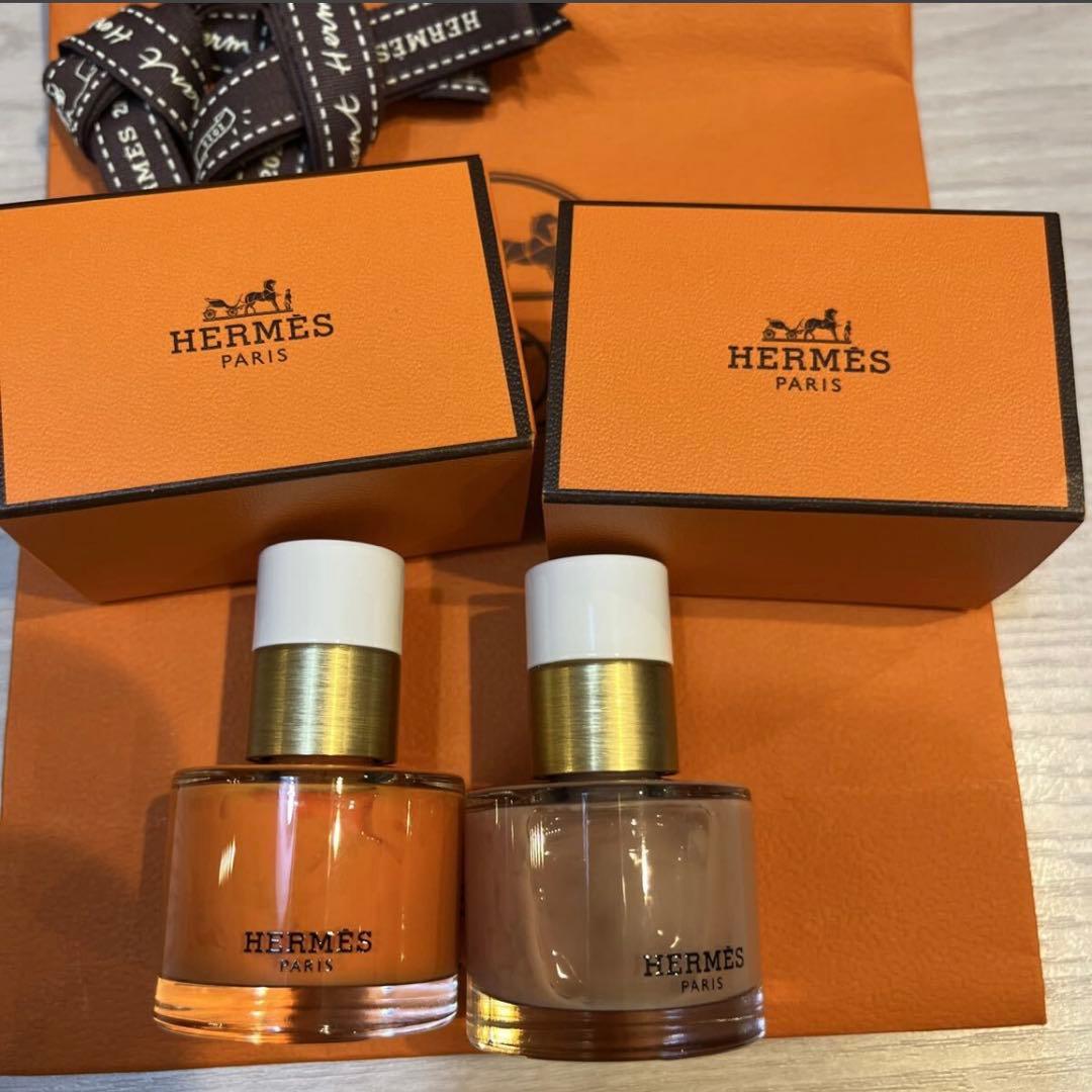 【SALE】HERMES ネイルカラー 2本セット プレゼントに最適】10月20日発売！エルメスから初のネイルカラー＆ケア