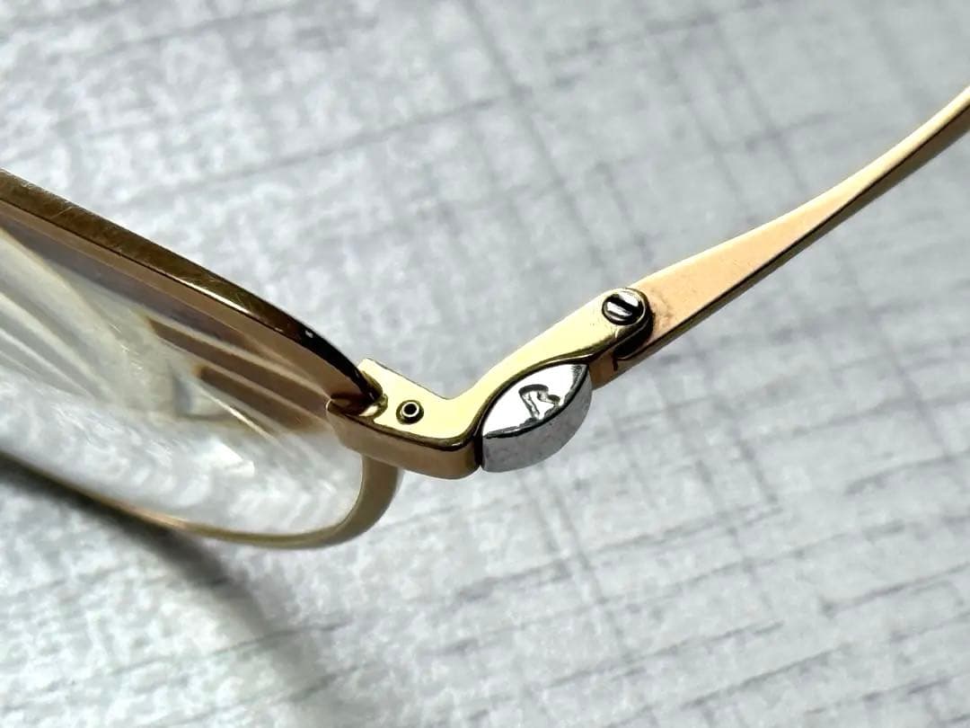 ★ローデンストック R2490 950装飾 メタルフレーム 度入メガネ