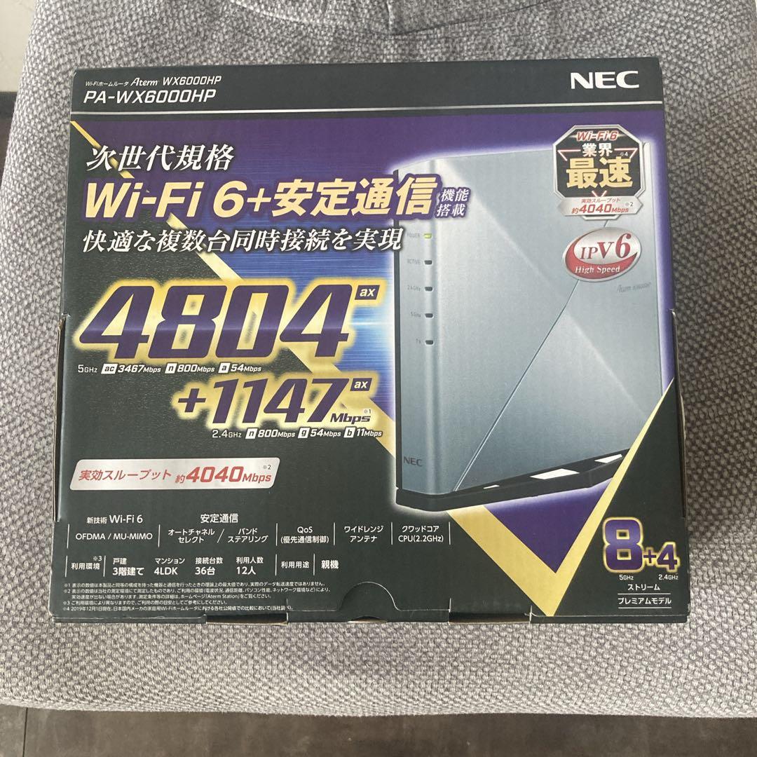 未開封未使用　NEC　Aterm　WX6000HP　PA-WX6000HP