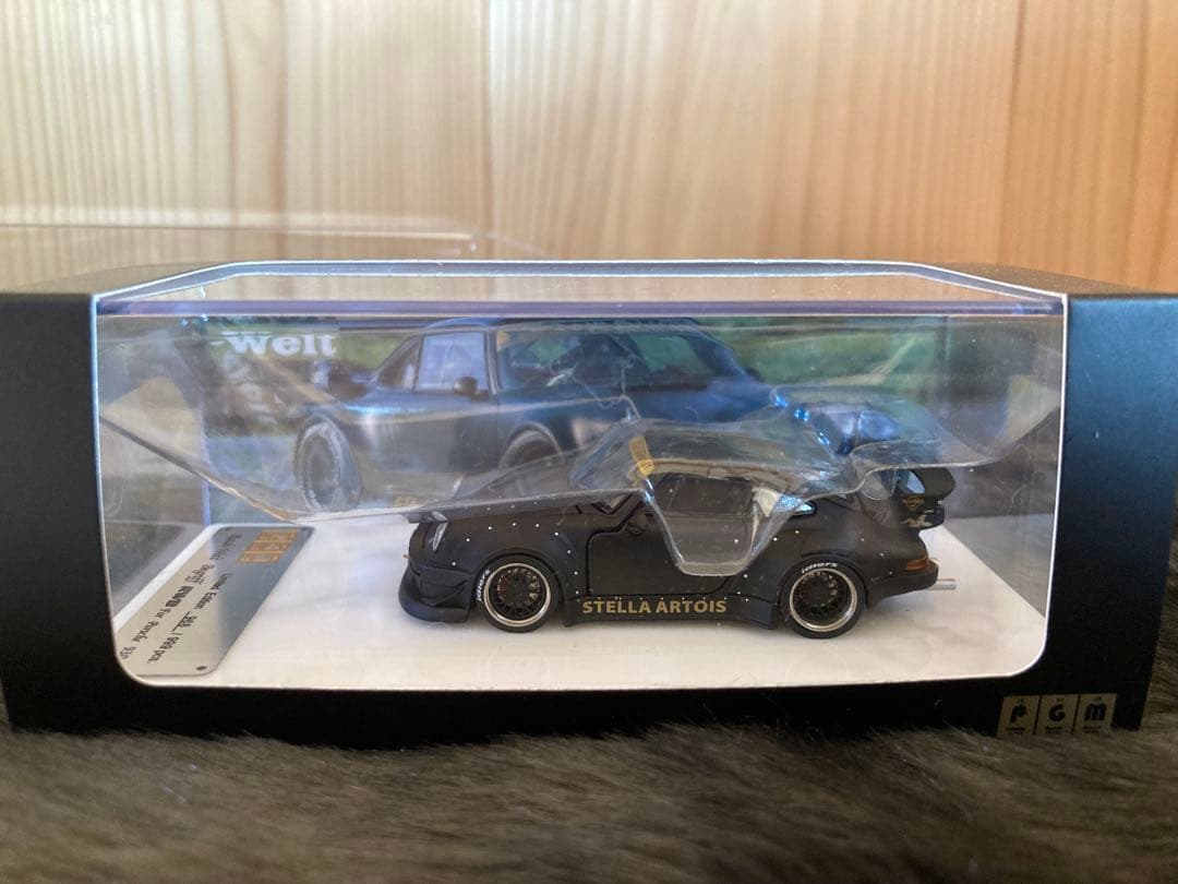 激レア品 1/64 PGM ポルシェRWB 930 Black 中井啓