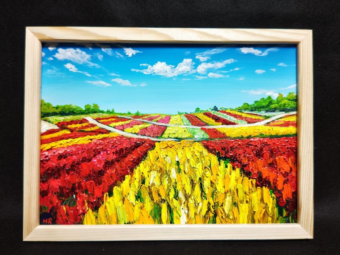 油絵 絵画 【フラワーワールド】