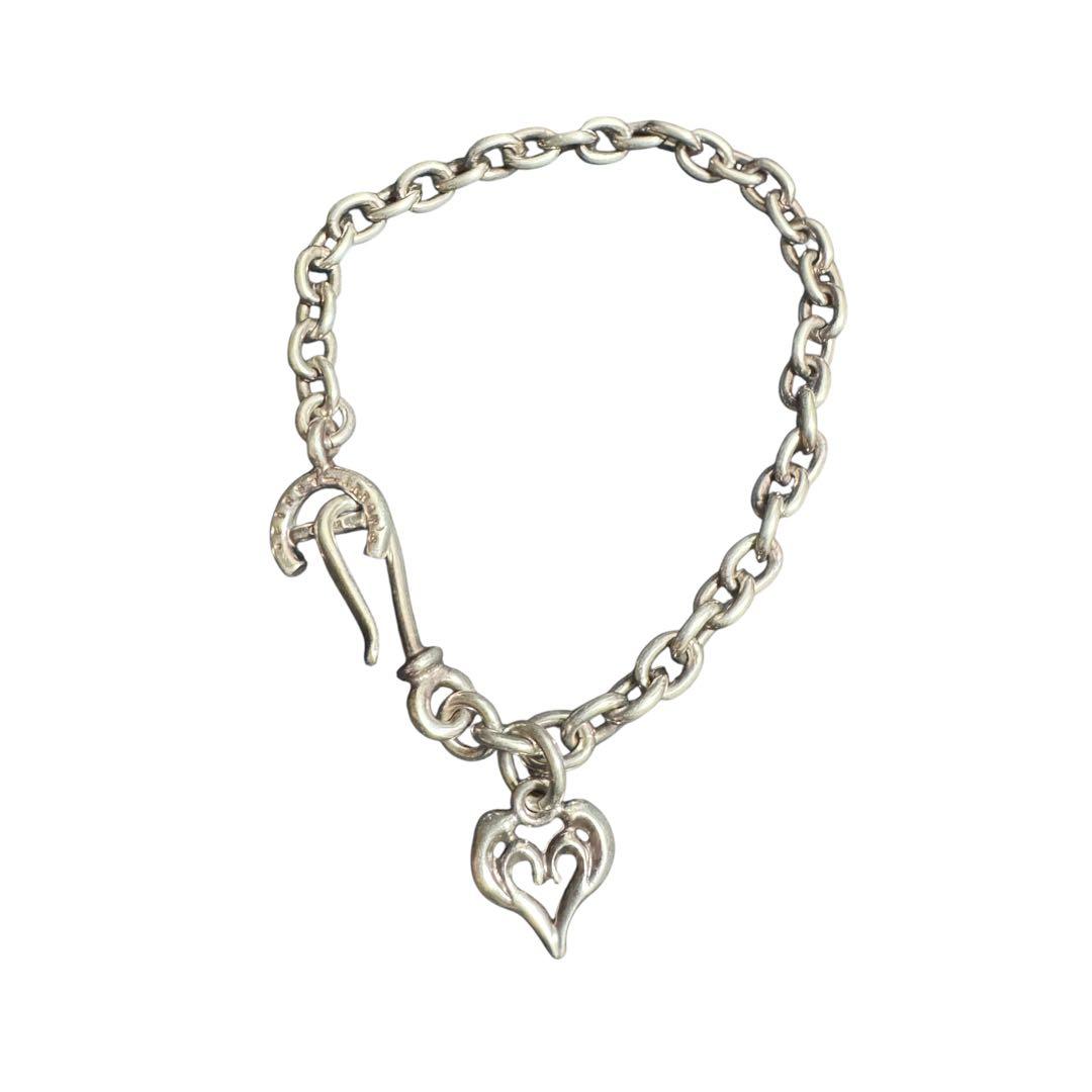 FIRSTARROWS アラベスクハート(S)付 チェーンブレスレット